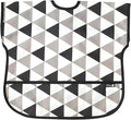 Short Sleeve Waterproof Bib for Toddlers – Feeding Apron for Mealtime, by Plie