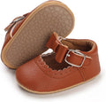COSANKIM Baby Girls Mary Jane Flats Shoes Anti-Slip Rubber Sole Infant Toddler by COSANKIM