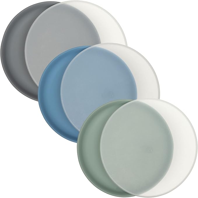 WeeSprout Baby & Toddler Non-Suction Plates by WeeSprout