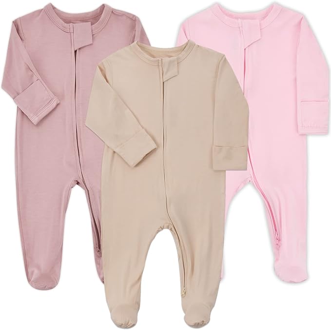 Aablexema Baby Zipper Pajamas Bamboo Rayon by Aablexema