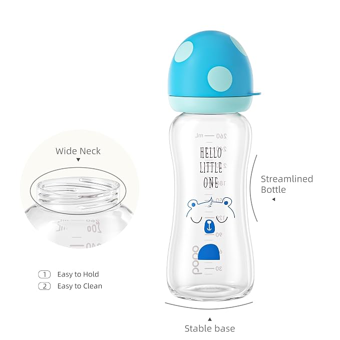 YOHKOH Natural Glass Baby Bottle - Image 3