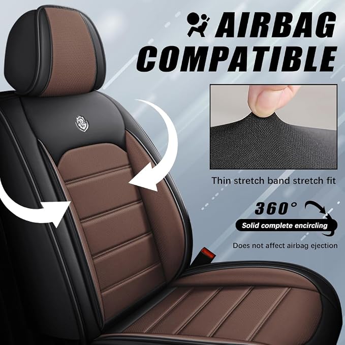 Leather Seat Cover for Ford Edge 2010-2026, Waterproof Soft Seat Covers - Image 3