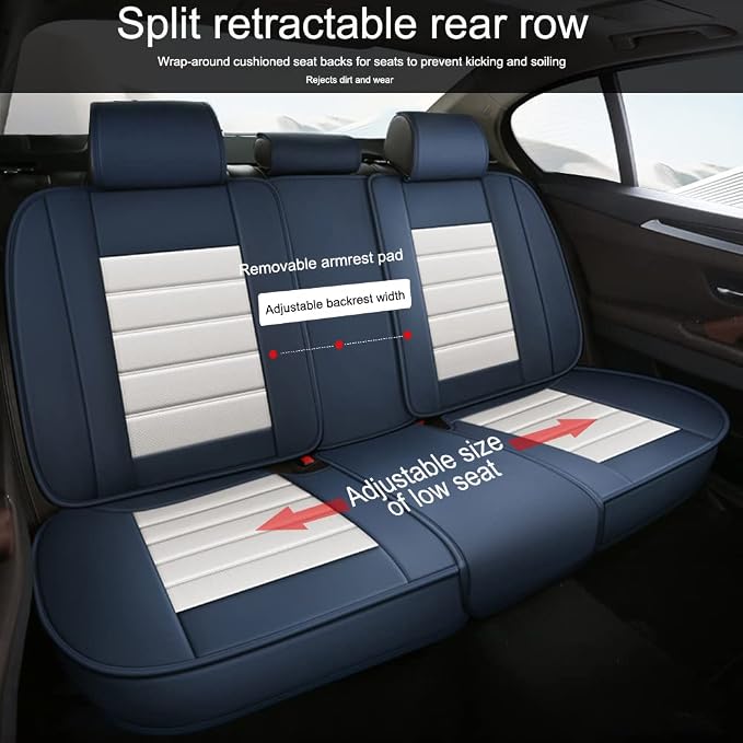 Leather Seat Cover for Ford Edge 2010-2026, Waterproof Soft Seat Covers - Image 6