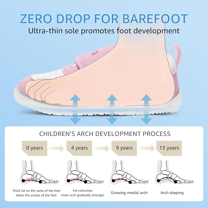Toddler Wide Toe Box Barefoot Shoes Boys Girls Sneakers Zero Drop Kid Tennis - Image 4