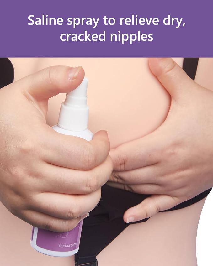 Breastfeeding Essentials Kit for Nursing Moms Nipple Relief, 60 Piece Gift Set - Image 5