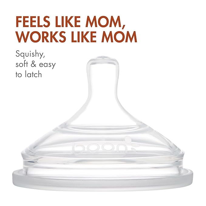 Boon Nursh Reusable Silicone Pouch Baby Bottles - Image 5