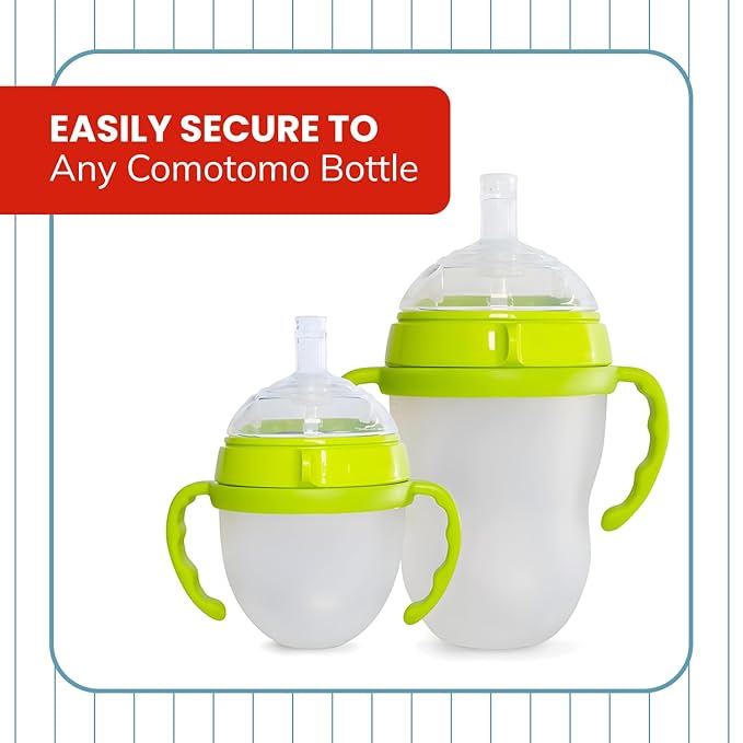 Straw Transition Cup Kit for Comotomo Baby Bottles | Conversion Kit Fits 5 - Image 4
