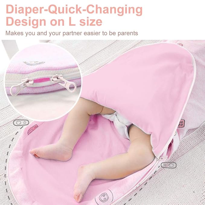 Premium Soft Cotton Baby Swaddle Blankets, Unisex Baby Blanket Wrap - Image 6