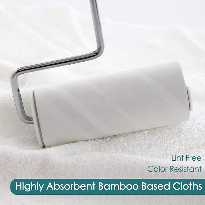 Baby Washcloths 6 Pack, 10x10 inch Heavenly Soft Small White Wash Cloths - Image 8