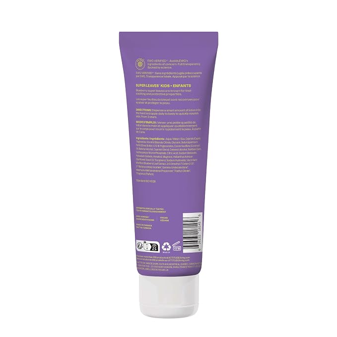ATTITUDE Body Lotion for Kids, EWG Verifed Moisturizer, Dermatologically Tested - Image 6
