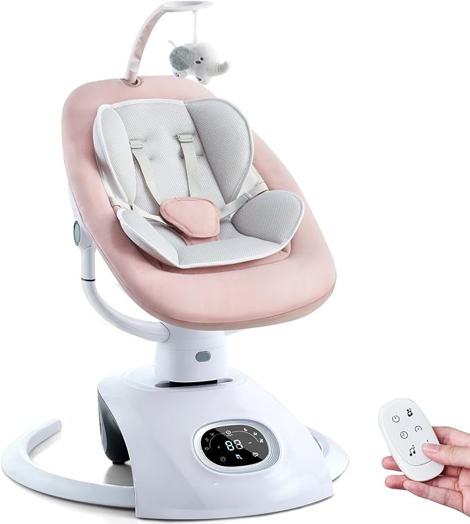 Baby Swing for Infants Electric Automatic Multi Motion Newborn for Girl & Boy by VaVaSoo