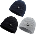 JANGANNSA Simple Knitted Baby Beanie Hip-Hop Boys Winter Hat Toddler Kids Bonnet by JANGANNSA