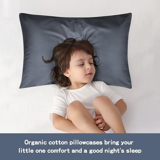 Soft Organic Cotton Toddler Pillowcases 14 X 20 Inches, Fit 13 X 18, 14 X 19 - Image 4