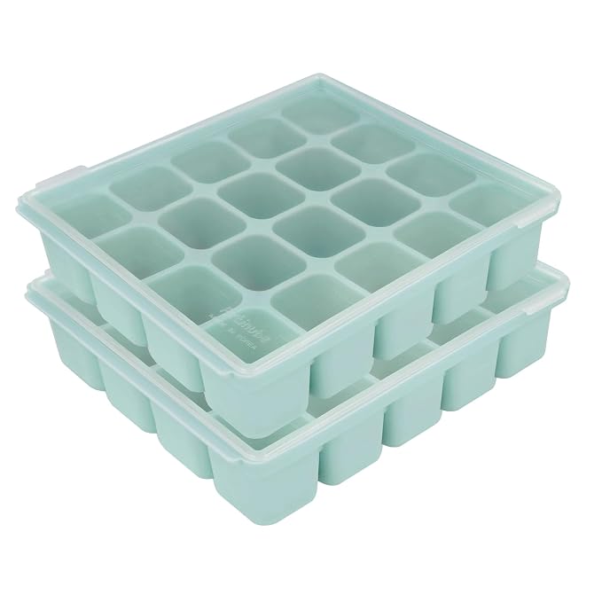 Baby Food Storage Silicone Cubes by Petinube