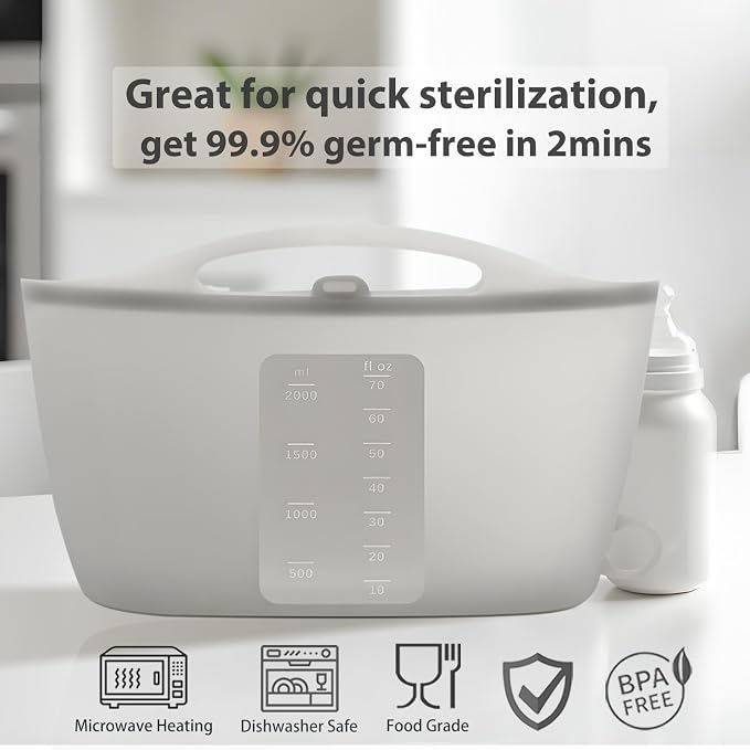Silicone Microwave Steam Sterilizer Bag - Image 4
