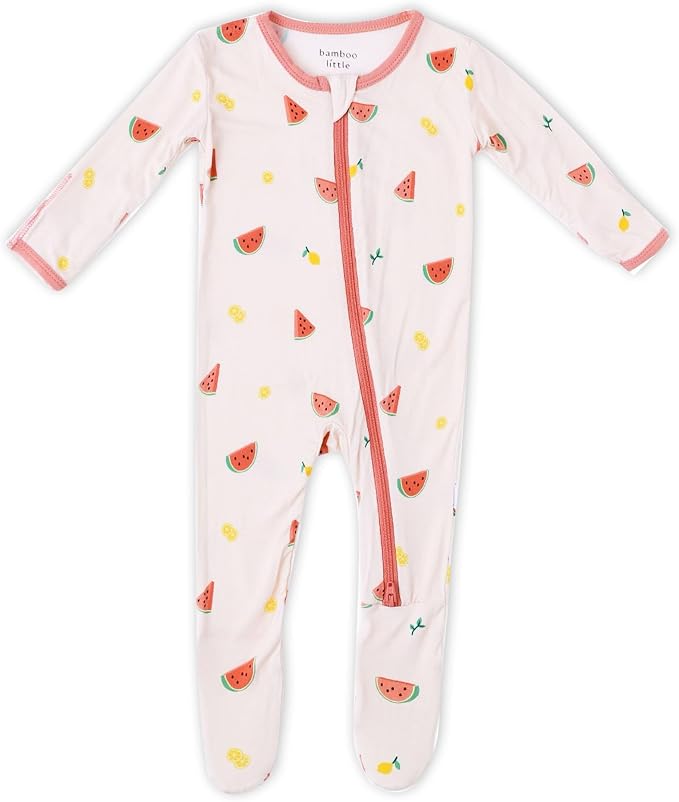 Bamboo Little Soft Baby Footie Pajamas, Baby Clothes, Newborn Sleepers by BambooLittle