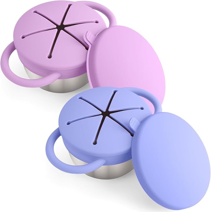 2-Pack Stainless Steel Snack Containers by Mityrain