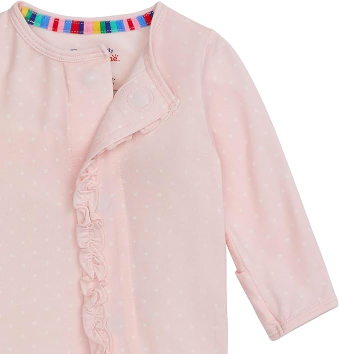 Magnetic Me Girls Modal Magnetic Baby Footie Pajamas | Silky Soft Modal Fabric - Image 2