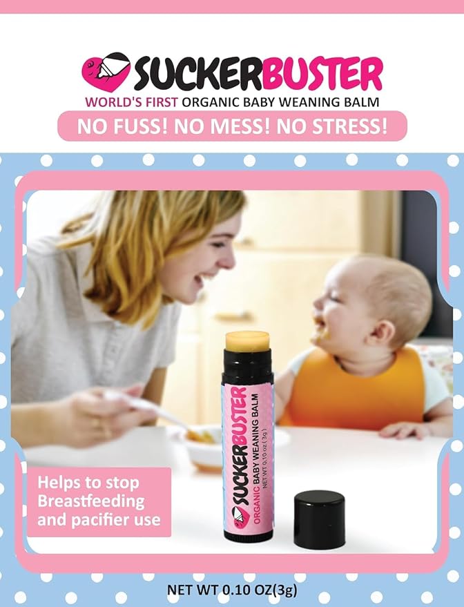 SUCKERBUSTER Baby Breastfeeding Weaning Balm Stick - 10oz - Image 3