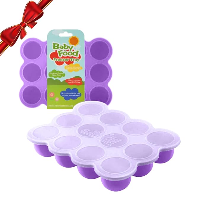 Samuelworld Baby Food Storage Container, 12 Portions x 2.5oz by Samuelworld