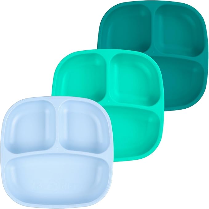 Re-Play Toddler Plates with Dividers by Re-Play