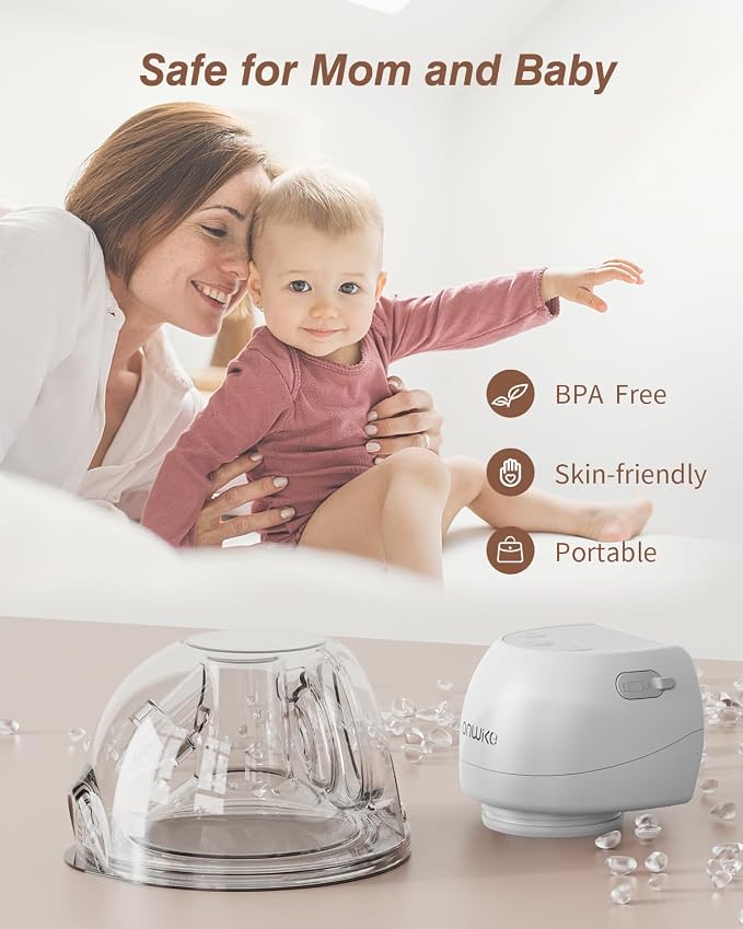 Ultra-Light 193g Hands Free Breast Pump – Quiet & Portable - Image 5