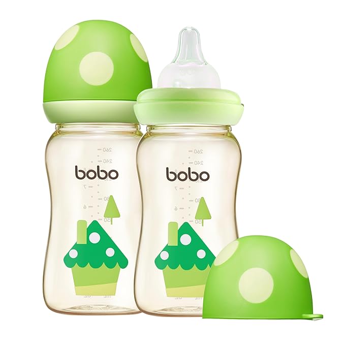 YOHKOH PPSU Baby Bottle Wide Neck, Newborn Anti-Colic Baby Bottle by Home