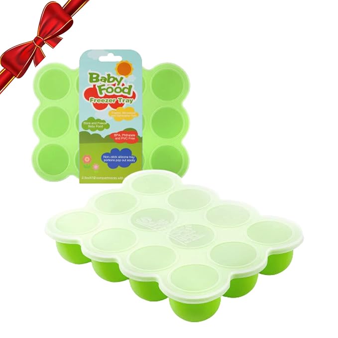 Samuelworld Baby Food Storage Container, 12 Portions x 2.5oz by Samuelworld