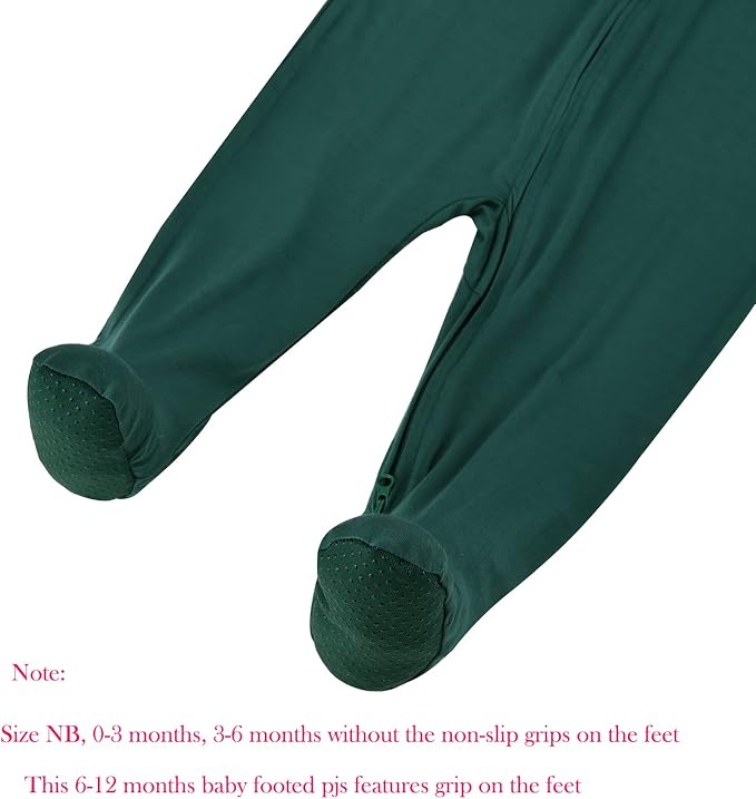 Aablexema Baby Footie Pajamas Zipper - Image 6