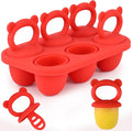 Sakolla Baby Popsicle Molds Mini 6-Cavity Silicone Ice Pop Mold by Sakolla
