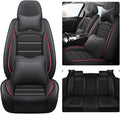 Leather Seat Cover for Ford Edge 2010-2026, Waterproof Soft Seat Covers by LEYPOCO