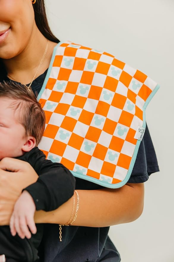 Copper Pearl Baby Burp Cloth Large 21''x10'' Size Premium Absorbent Triple - Image 2