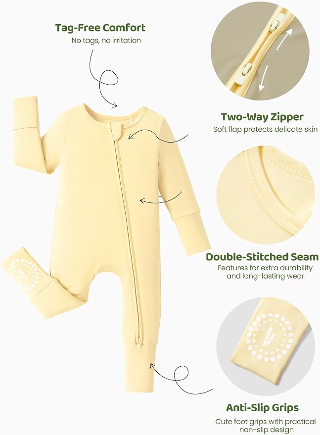 PATPAT Baby Footies Boys Girls - Image 5
