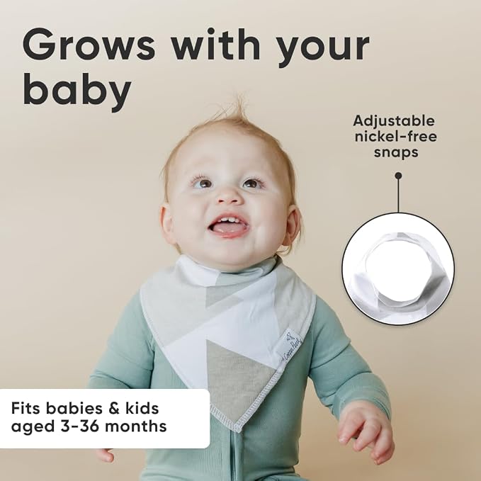 Copper Pearl 4 Pack Soft Cotton Baby Bibs - Image 6