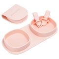 Silicone Foldable Novelty Dinner Plates, Baby Plates Travel Essential by YAHAA