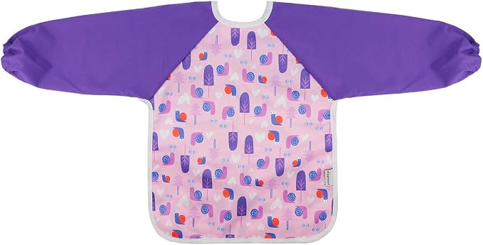 Infant Toddler Baby Waterproof Sleeved Bib, Bib - Image 3