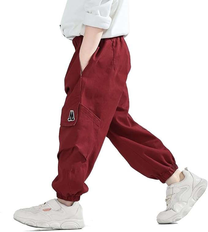 MINI PANDA Toddler Pants Boys& Girls, Relaxed Stretch Twill Toddler Casual Pants by MINIPANDA