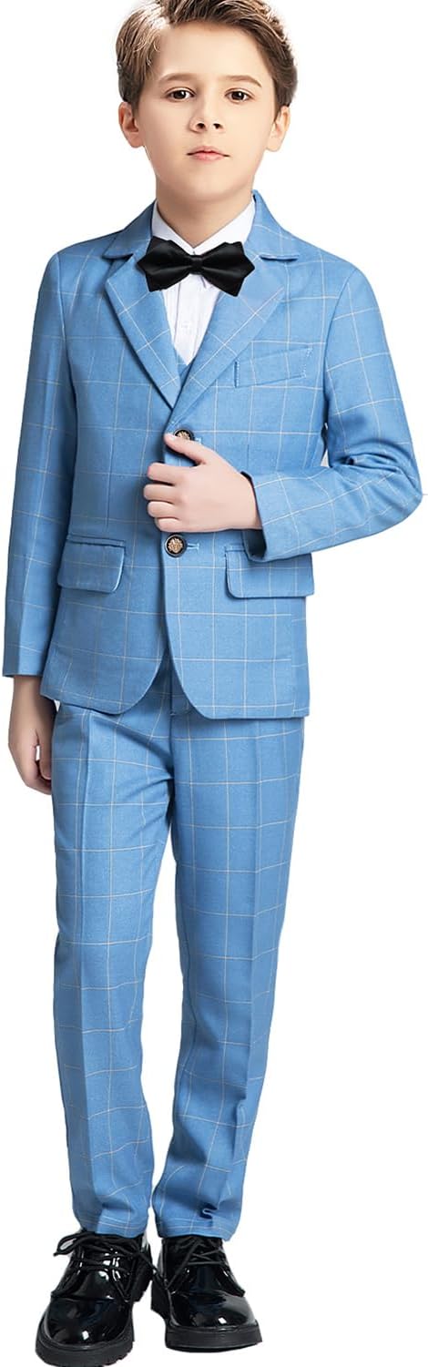 Boys Suit for Kids Tuxedo Suits for Wedding Formal Suit Set Toddler Boy Dress - Image 2