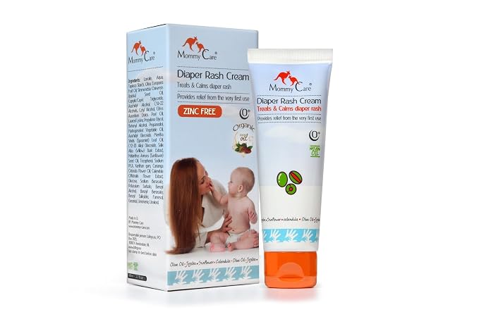 Mommy Care Zinc-Free Diaper Rash Cream – Gentle & Soothing Baby Diaper Cream by MommyCare