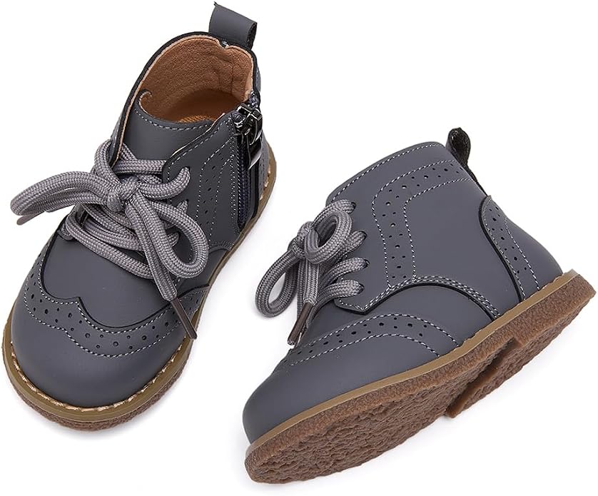 BMCiTYBM Baby Boys Girls Boots Infant Shoes First Walking Booties - Image 4