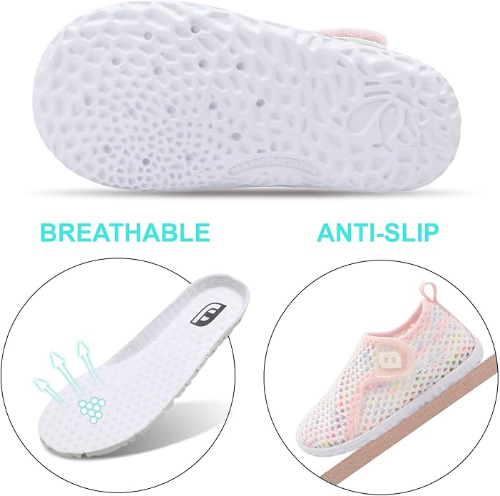 JOINFREE Baby Toddler Water Shoes Boys Girls Sandals Barefoot Kids Breathable - Image 4