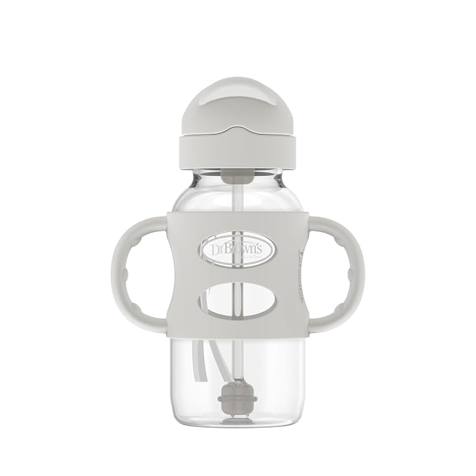 Dr. Brown's Milestones Wide-Neck Sippy Straw Bottle - Image 7