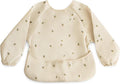 mushie Long Sleeve Baby Bib | Water Resistant Adjustable Fit by mushie