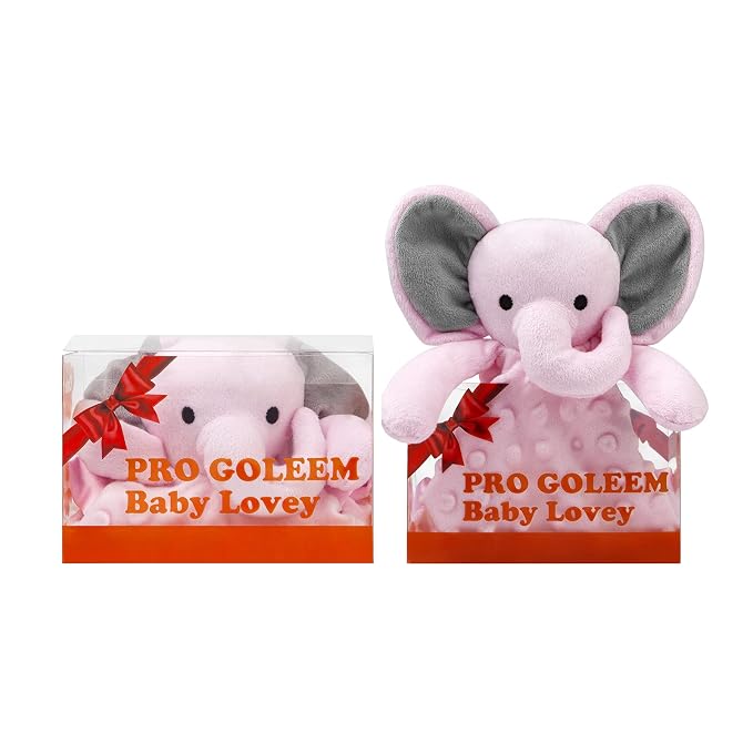 Pro Goleem Baby Girl Gifts Elephant Security Blanket - Image 7