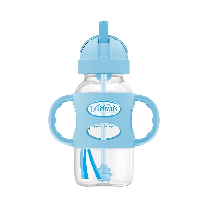 Dr. Brown's Milestones Wide-Neck Sippy Straw Bottle - Image 5