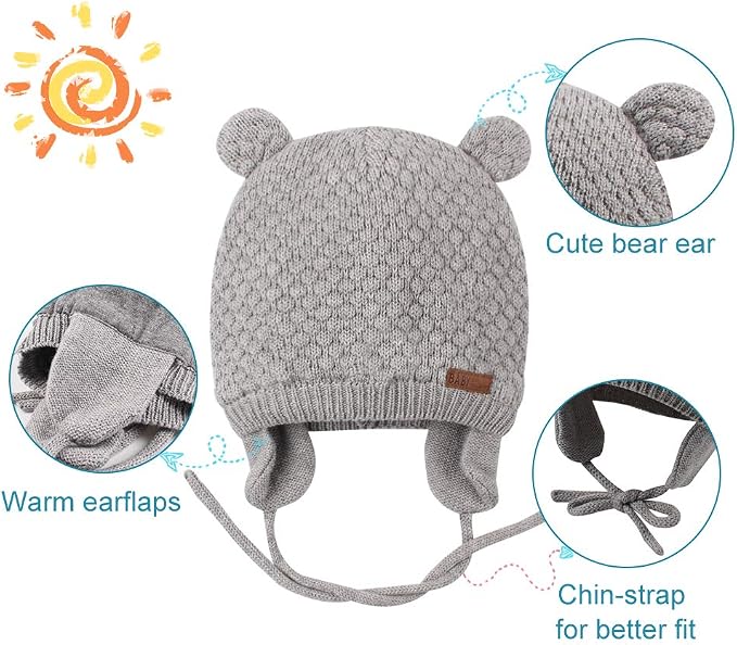 BAVST Baby Beanie Hat for Winter - Image 2