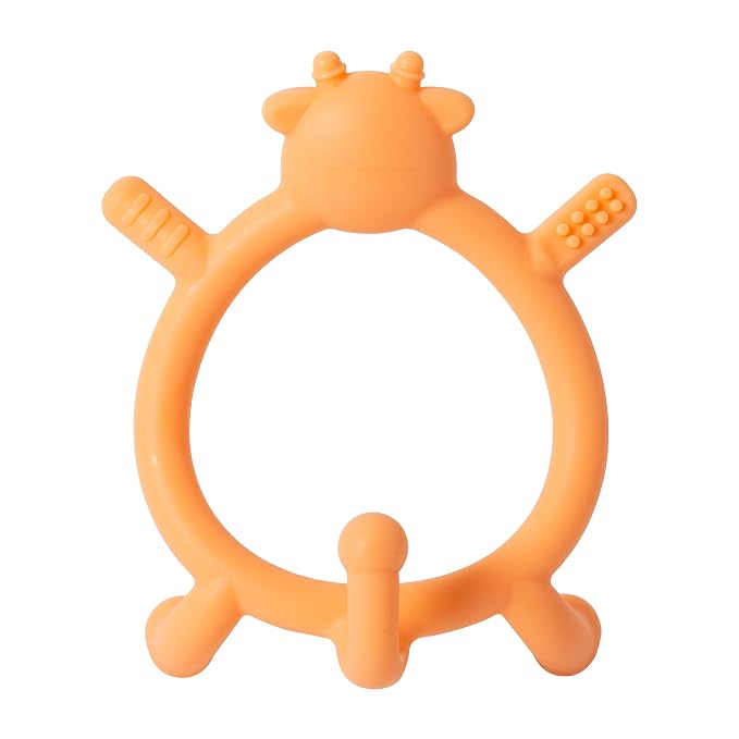 Pigeon Silicone Baby Teether – Multi-Textured Teething Relief Toys, Lightweight by PIGEON