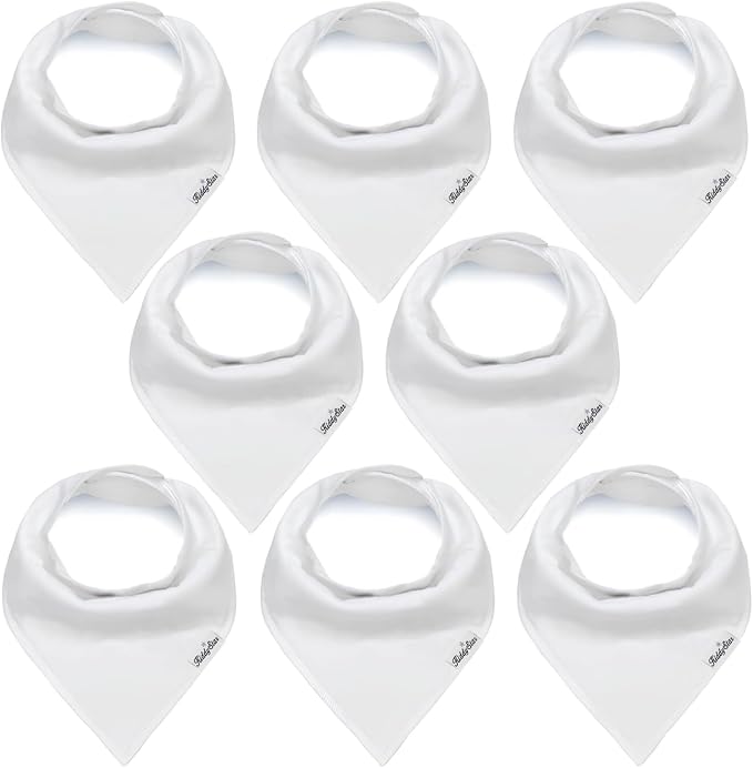 Organic Cotton Baby Bibs for Boys & Girls – Soft, Absorbent Teething & Drool by KiddyStar%C2%AE