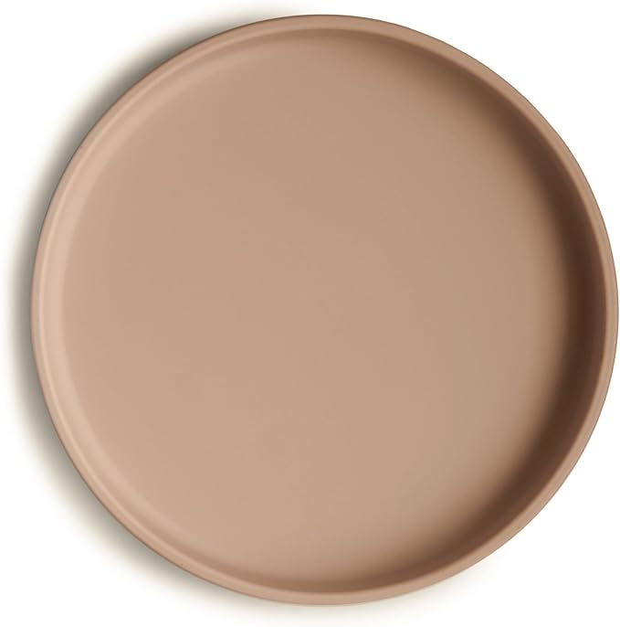 mushie Classic Silicone Suction Plate | BPA-Free Non-Slip Design by mushie