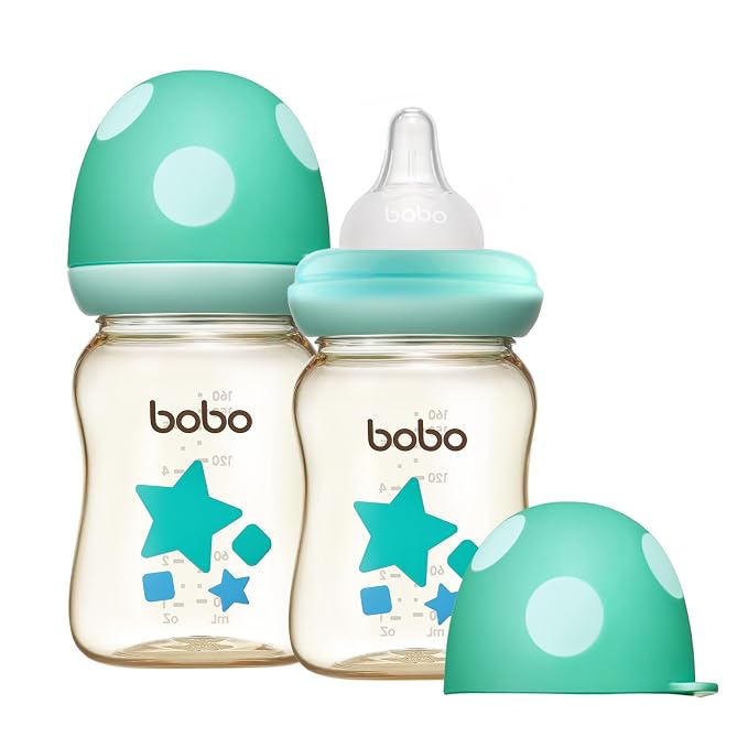 YOHKOH PPSU Baby Bottle Wide Neck, Newborn Anti-Colic Baby Bottle by Home
